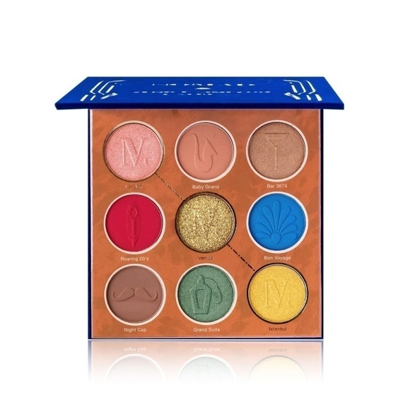 NIB NOMAD Venice-Simplon Express Palette CARRY-ON EYESHADOW PALETTE - Picture 2 of 8